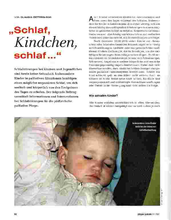 Vorschauseite 1: Schlaf, Kindchen, schlaf...