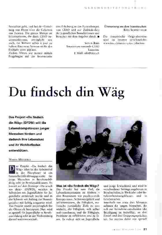 Vorschauseite 1: Du findsch din Wäg
