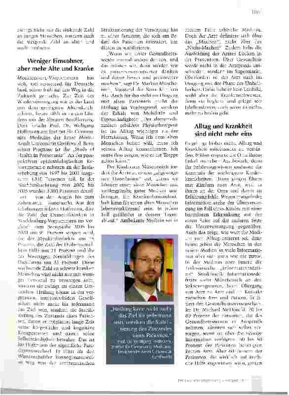 Vorschauseite 2: Neue Berufefür die alternde Gesellschaft