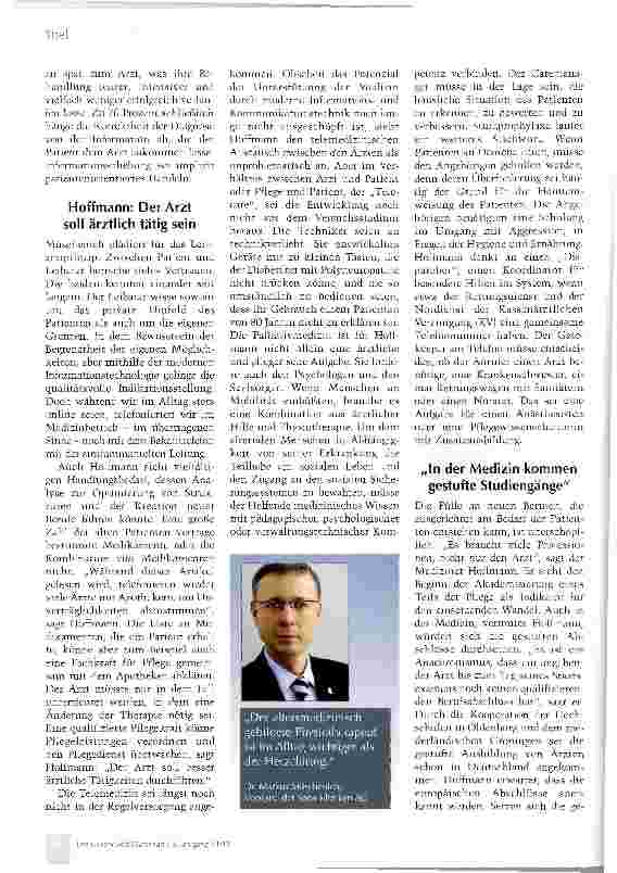 Vorschauseite 3: Neue Berufefür die alternde Gesellschaft