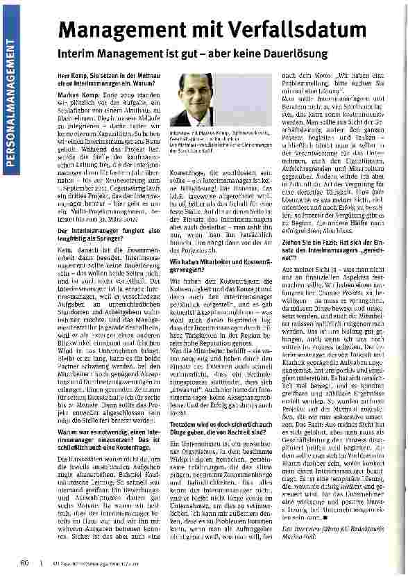 Vorschauseite 1: Management mit Verfallsdatum
