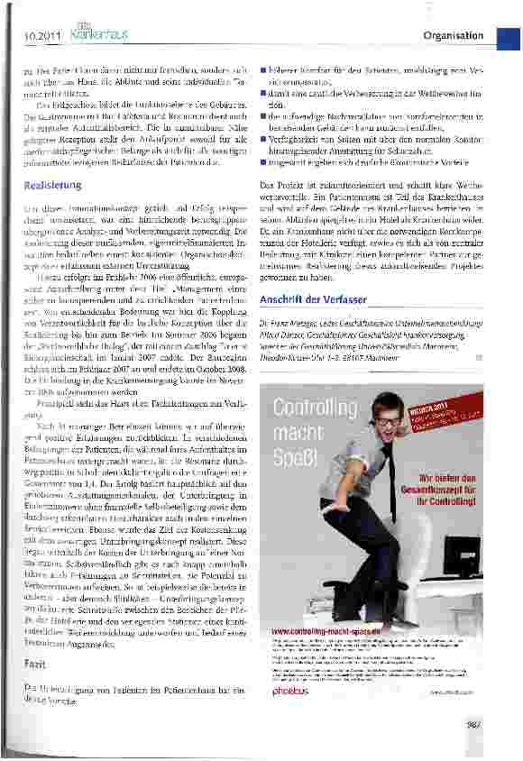 Vorschauseite 4: Das Patientenhaus der Universitätsmedizin Mannheim