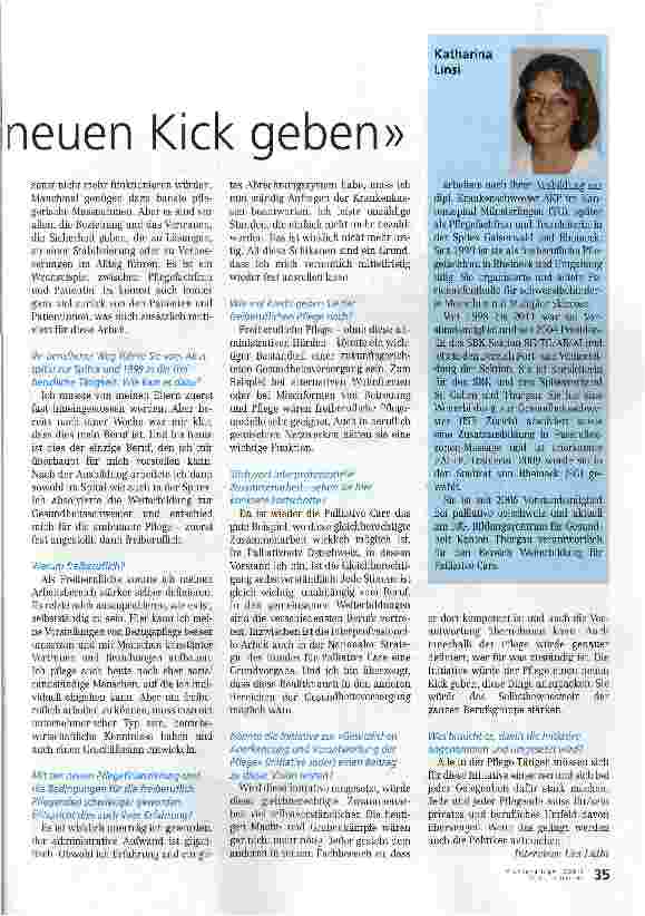 Vorschauseite 2: Initiative Joder würde Pflege neuen Kick geben