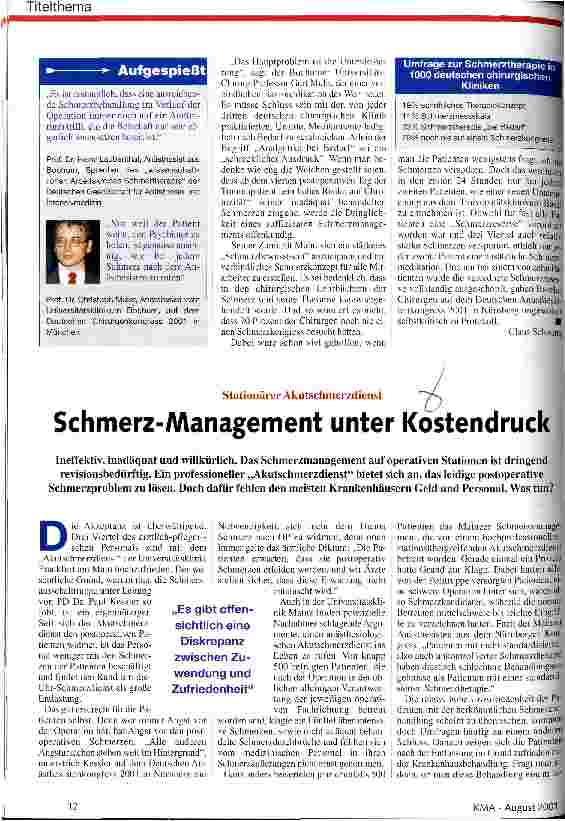 Vorschauseite 3: Was die chirurgische Erfolgsstatistik verschweigt