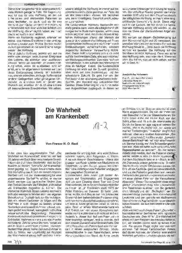 Vorschauseite 1: Die Wahrheit am Krankenbett