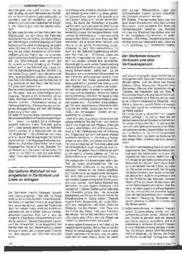 Vorschauseite 3: Die Wahrheit am Krankenbett