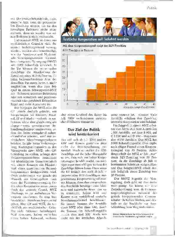 Vorschauseite 2: MVZ: Interdisziplinäre Kooperation lohnt sich bald wieder