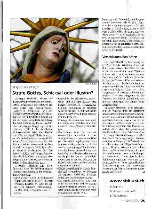Vorschauseite 3: Schmerztherapie ist Teamwork