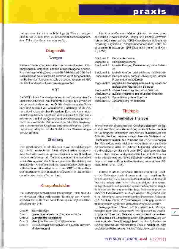 Vorschauseite 3: Knorpel-Knochenerkrankungen in der täglichen Praxis