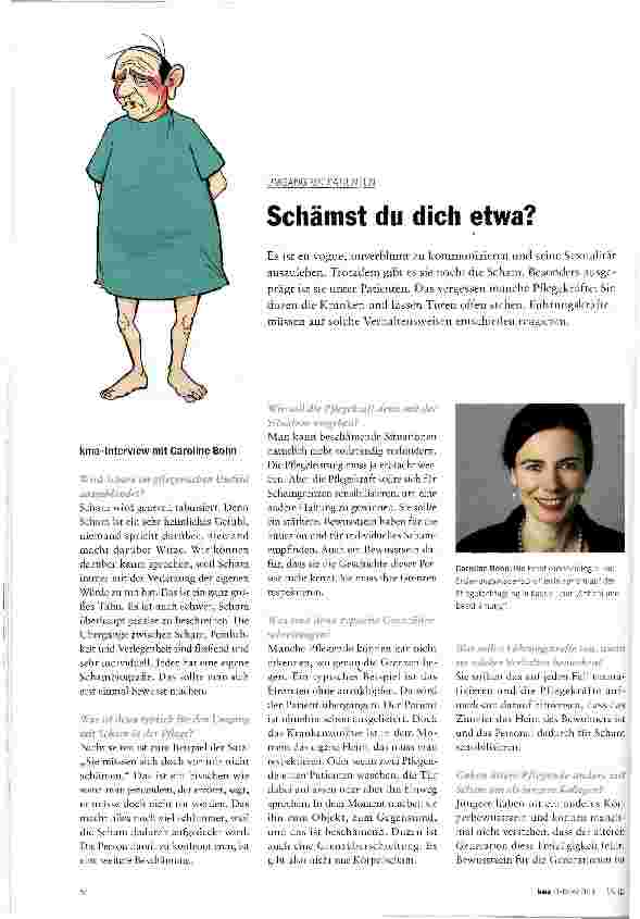 Vorschauseite 1: Schämst du dich etwa?