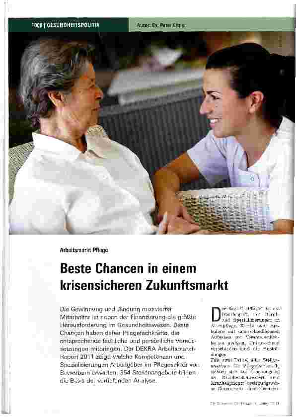 Vorschauseite 1: Beste Chancen in einem krisensicheren Zukunftsmarkt