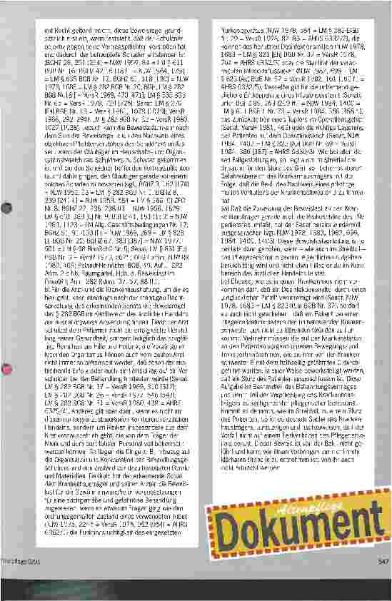 Vorschauseite 4: Kein alltäglicher Fall; Wer haftet, wenn ein Bewohner bei Hilfestellung durchs Pflegepersonal Schaden erleidet?