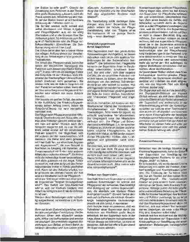 Vorschauseite 3: Supervision - Möglichkeiten der Bewältigung berufsbezogener Probleme in der Krankenpflege