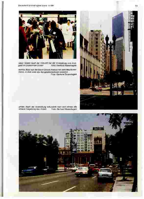 Vorschauseite 2: XVII.Kongreß des Weltbundes der Krankenschwestern und Krankenpfleger in Los Angeles/USA (28.06.-03.07. 1981)