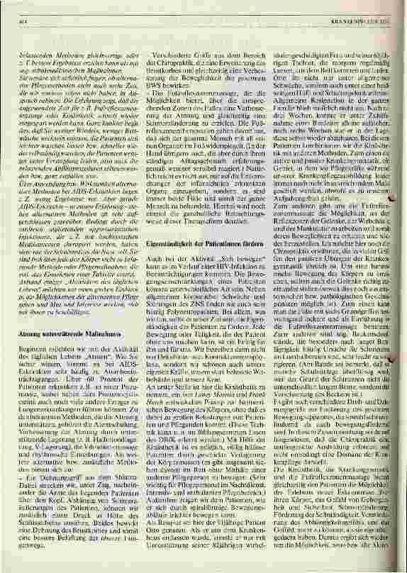 Vorschauseite 2: Alternative Pflegemöglichkeiten bei AIDS-erkrankten Menschen