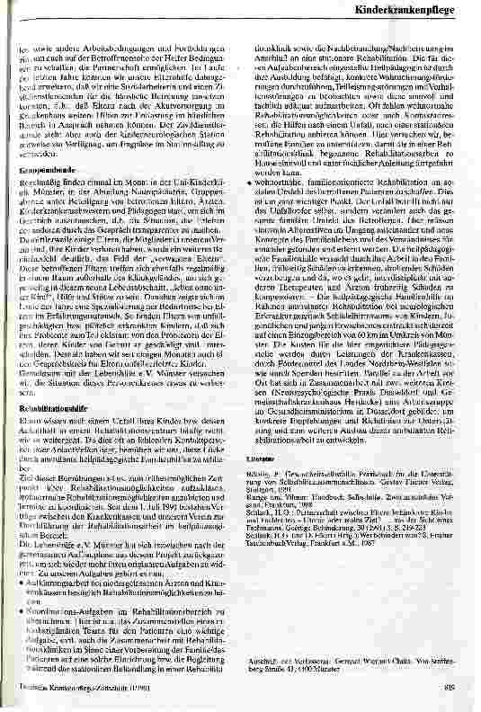 Vorschauseite 3: Verein zur Förderung und Unterstützung neurologisch erkrankter Kinder und ihrer Familien e.V.