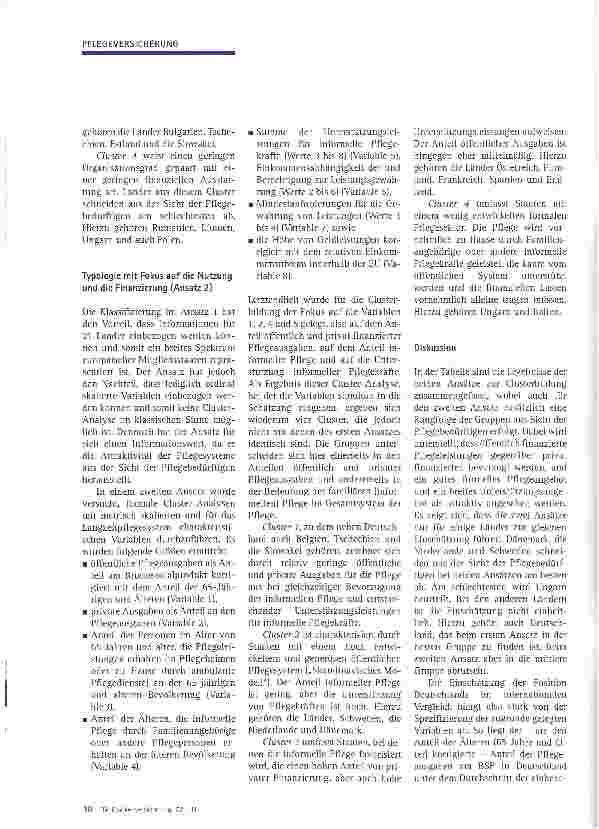 Vorschauseite 3: Pflegesysteme in Europa