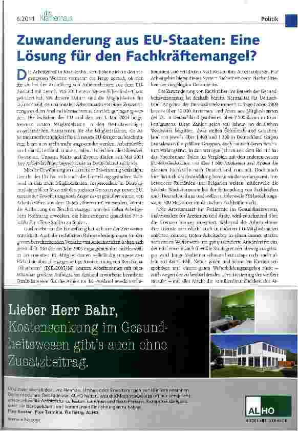 Vorschauseite 1: Zuwanderung aus EU-Staaten: Eine Lösung für den Fachkräftemangel?