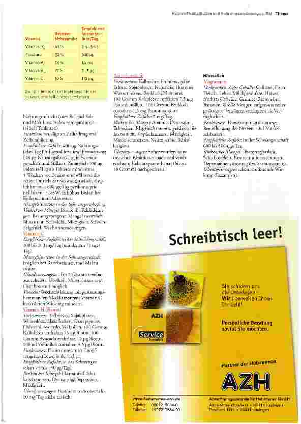 Vorschauseite 4: Nicht ohne eine Beratung