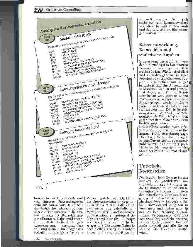 Vorschauseite 5: Operatives Controlling Der Monatsbericht des Universitätsklinikums Ulm