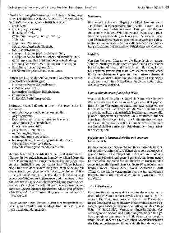 Vorschauseite 2: Kolleginnen und Kollegen, geht in die aufsuchend-komplementäre Arbeit! Ein Appell