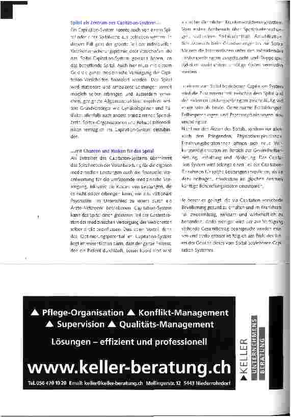Vorschauseite 2: Capitation: Theorie und Möglichkeiten für die Praxis