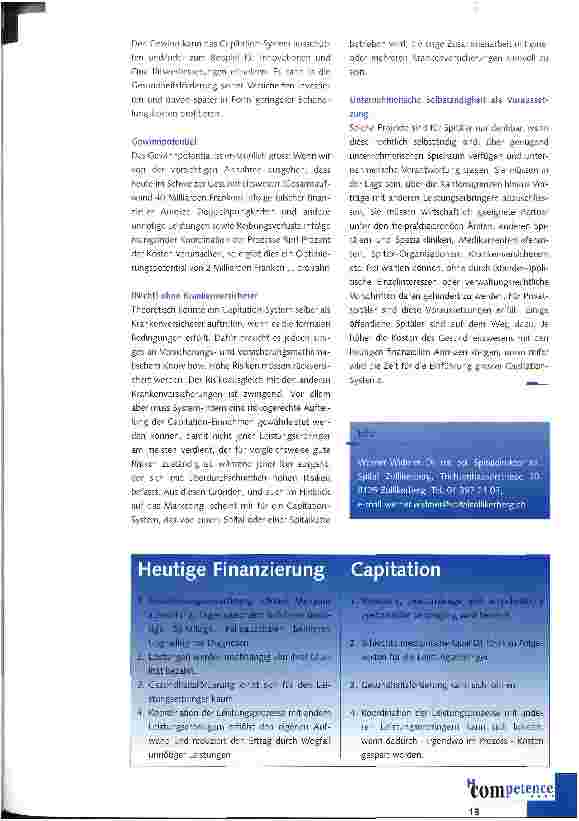 Vorschauseite 3: Capitation: Theorie und Möglichkeiten für die Praxis