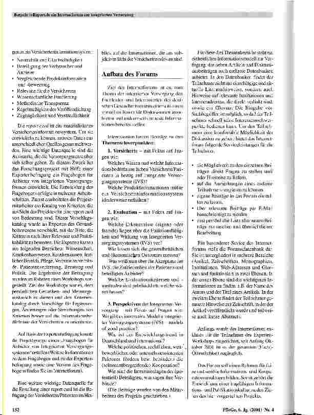 Vorschauseite 2: ivReport. de ein Internetforum zur integrierten Versorgung