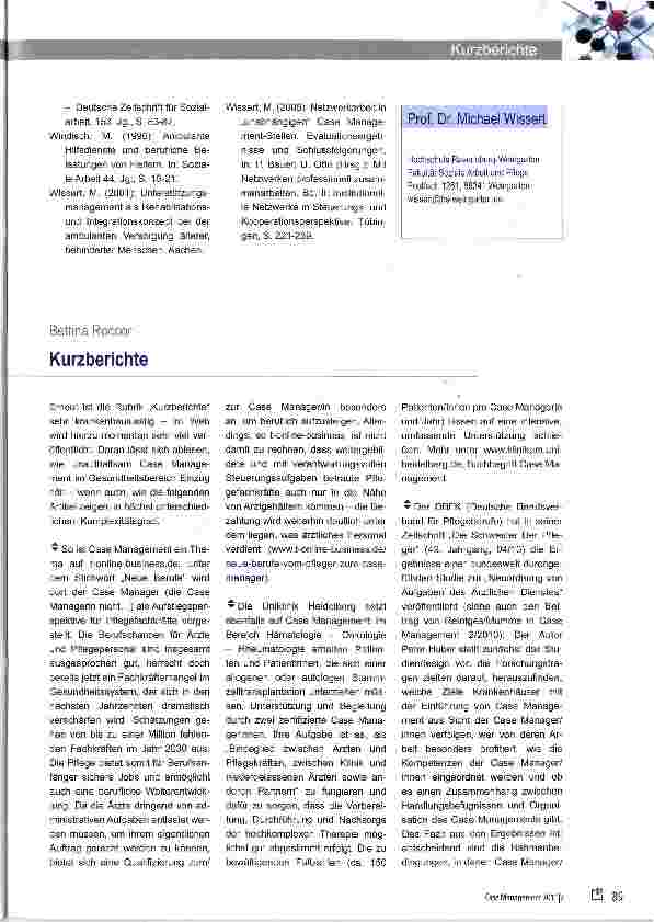 Vorschauseite 5: Tools und Werkzeuge beim Case Management
