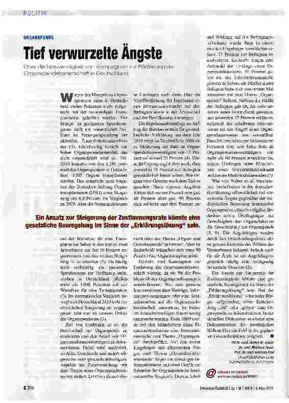 Vorschauseite 1: Tief verwurzelte Ängste