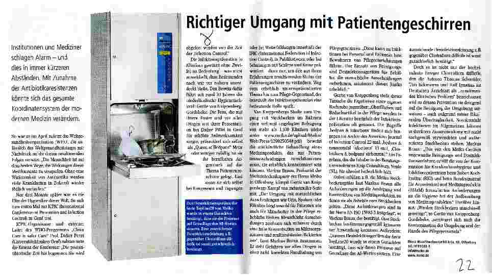 Vorschauseite 1: Richtiger Umgang mit Patientengeschirren