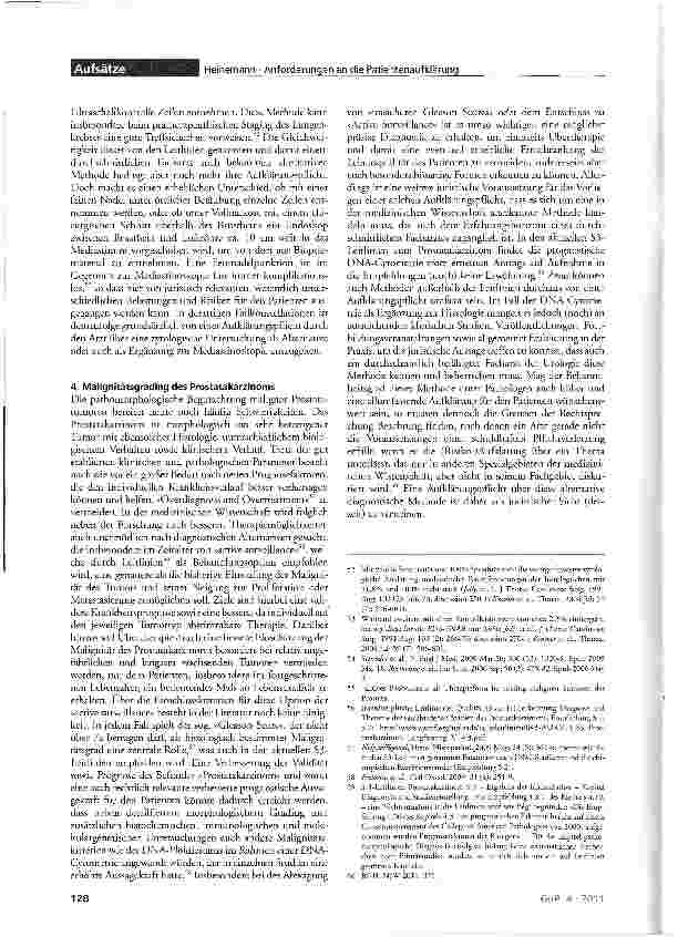 Vorschauseite 5: Erweiterte Anforderungen an die ärztliche Patientenaufklärung am Beispiel der Krebsdiagnostik