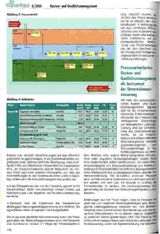 Vorschauseite 3: Prozessorientiertes Kostenund Qualitätsmanagement