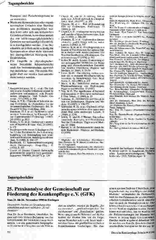Vorschauseite 2: Infektionsprophylaxe in der Endoskopie Stellungnahme des Arbeitskreises Endoskopie