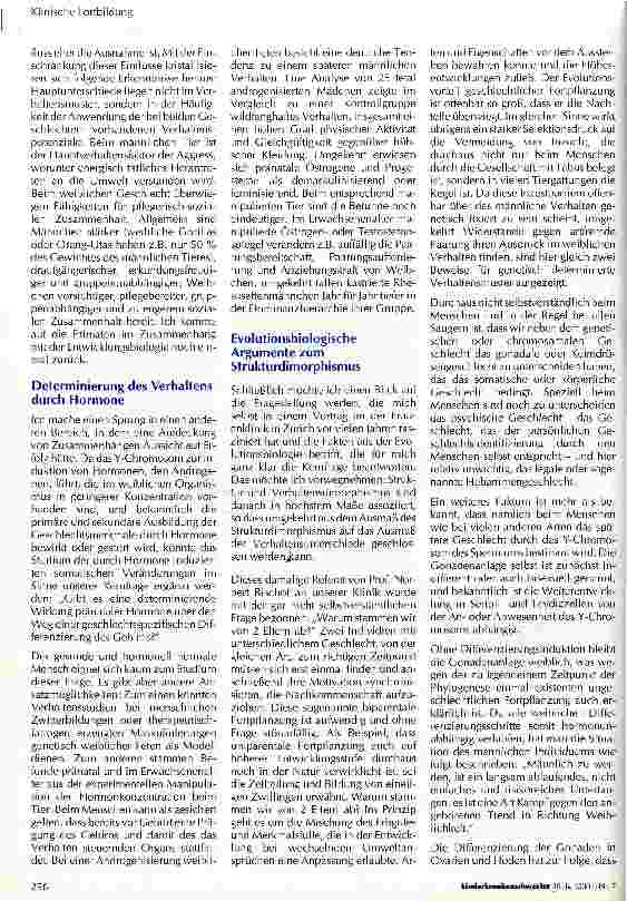 Vorschauseite 3: Weibliches Verhalten - Biologie oder Tradition?