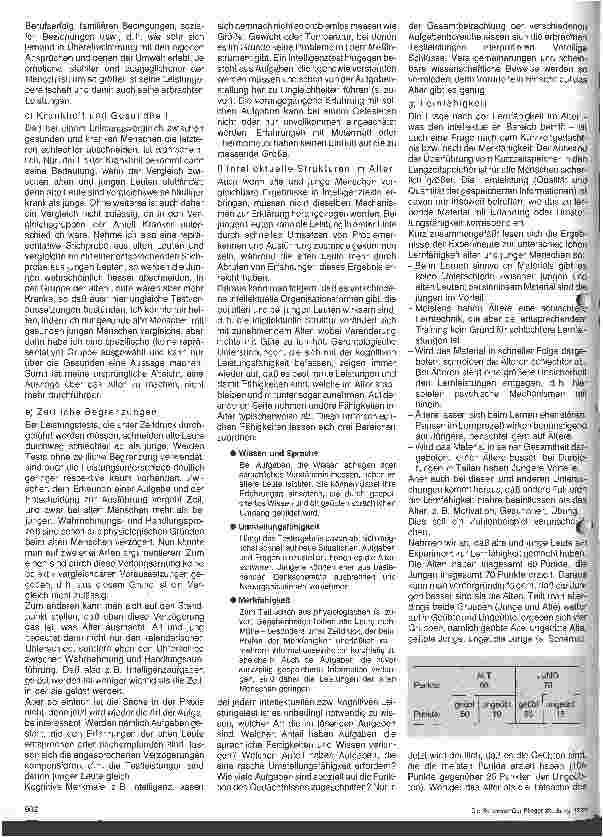 Vorschauseite 2: Psychologische Probleme des Alterns