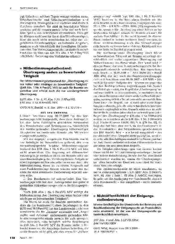 Vorschauseite 3: Mitbestimmung bei automatisierten Verfahren zur Personalverwaltung