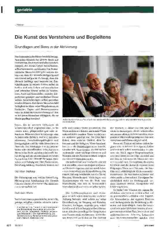 Vorschauseite 1: Die Kunst des Verstehens und Begleitens