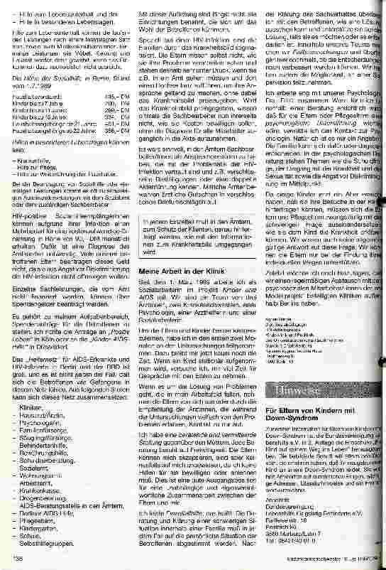 Vorschauseite 3: Das soziale Umfeld HIV-infizierter und -exponierter Kinder