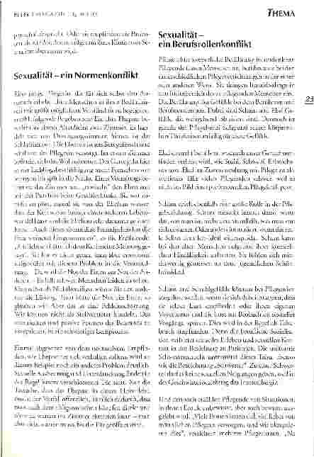 Vorschauseite 2: Sexualität in beruflichen Situationen Ein Lernfeld