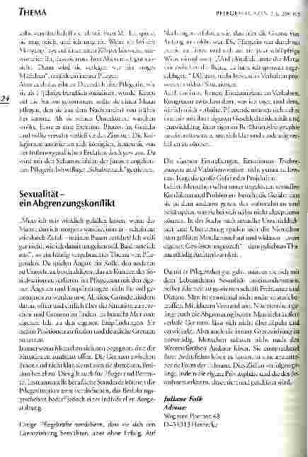 Vorschauseite 3: Sexualität in beruflichen Situationen Ein Lernfeld