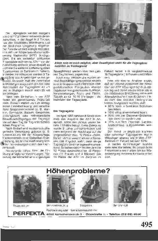 Vorschauseite 2: Altentagspflege im ländlichen Raum