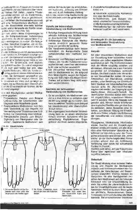 Vorschauseite 2: Royal Marsdn Hospital - Stationshandbuch Klinische Krankenpflege 28. Folge: Intravenöse Verabreichung von Medikamenten (1)