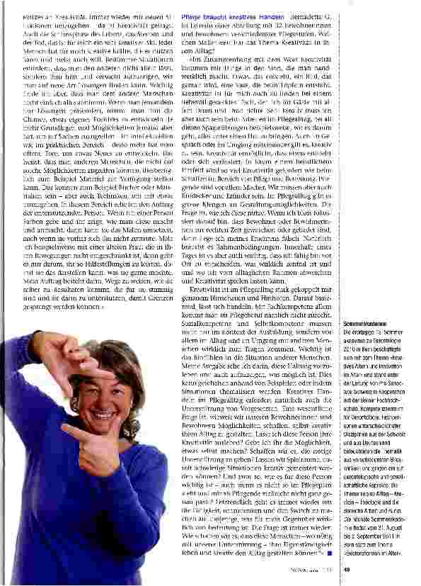 Vorschauseite 2: Kreativität brauchen wir