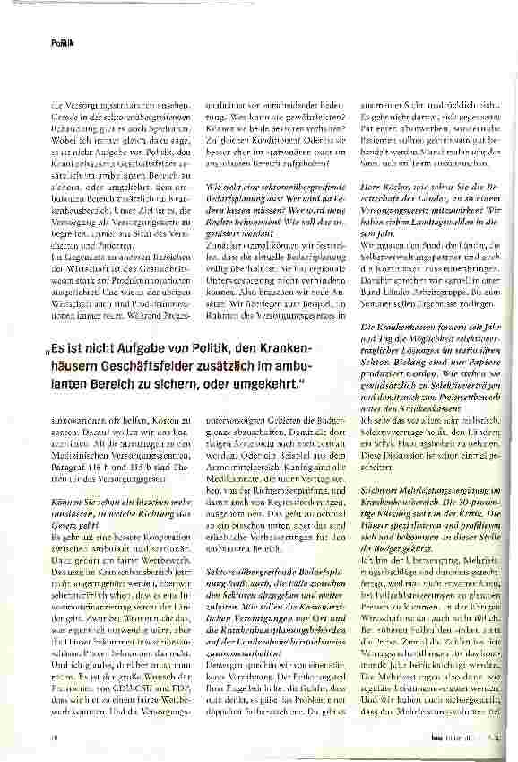 Vorschauseite 4: INTERVIEW MIT PHILIPP RÖSLERAUF PROZESSE KONZENTRIEREN