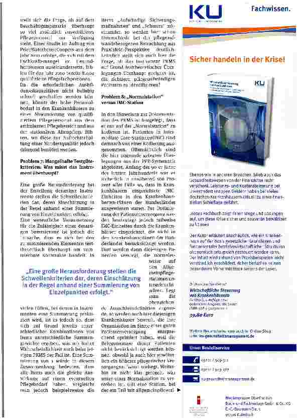 Vorschauseite 3: Fluch oder Segen für die Pflege?