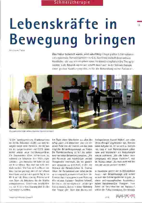 Vorschauseite 1: Lebenskräfte in Bewegung bringen