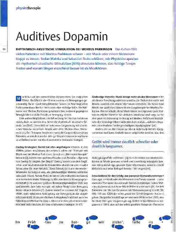 Vorschauseite 1: Auditives Dopamin