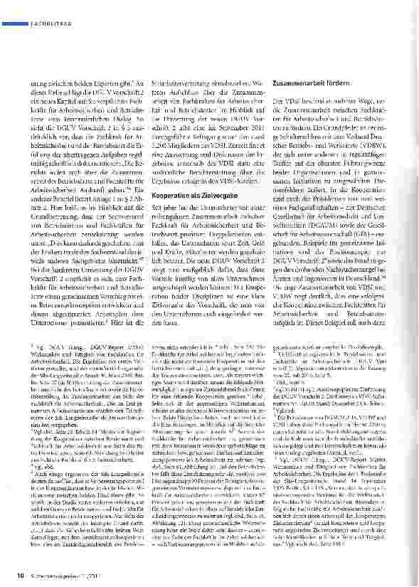 Vorschauseite 3: Gute Betreuung durch enge Zusammenarbeit