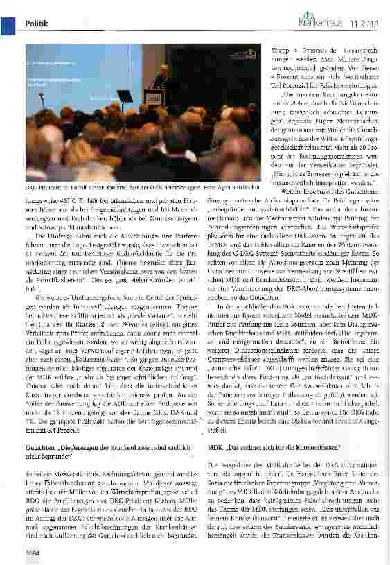 Vorschauseite 2: DKG-Informationsveranstaltung „Krankenhausabrechnungen im Fokus